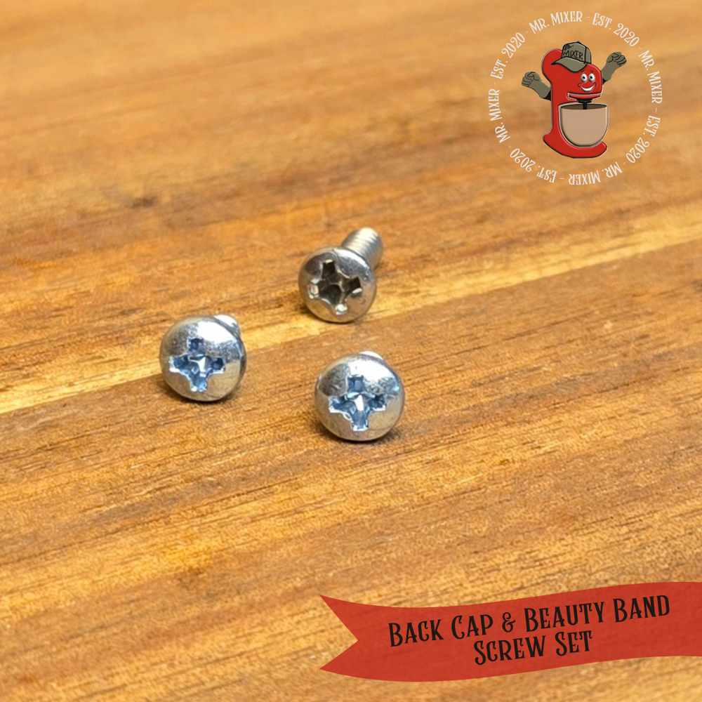 Back Cap and Beauty Band Screw Set — Mr. Mixer